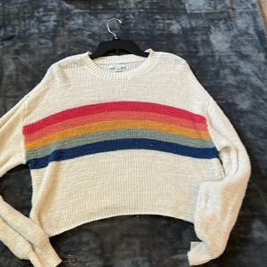 Cute rainbow 🌈 striped sweater